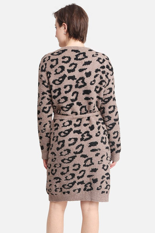 NEW!! Comfy Luxe Robe in Brown