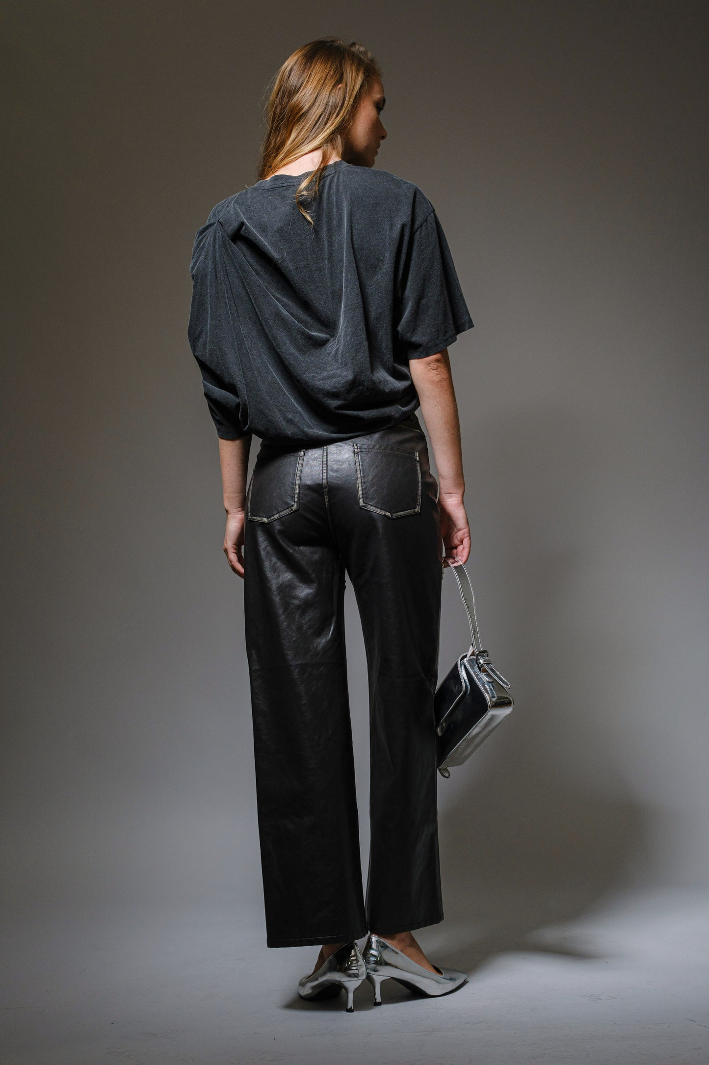 FINAL SALE!! "VIP" Studded Faux Leather Pants