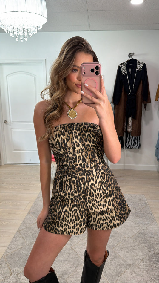 NEW!! The Dallas Cheetah Romper