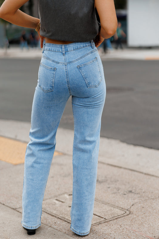 "Iconic" Jeans in Light Wash