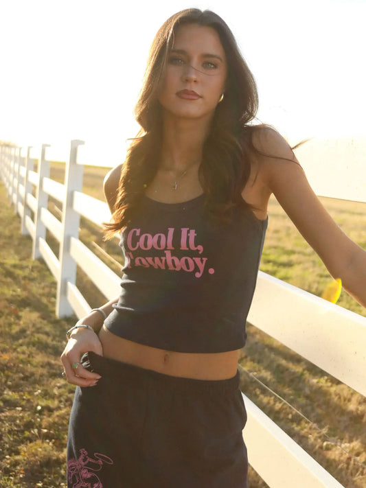 FINAL SALE!! Cool it Cowboy Tank in Navy