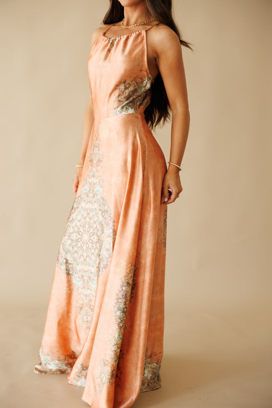 The "Sorrento" Halter Maxi Dress