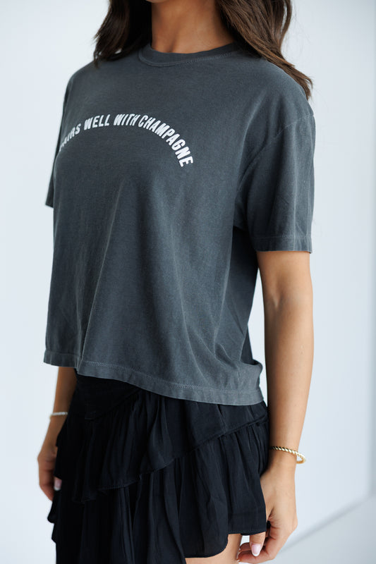 Pairs Well With Champagne® Cropped Tee
