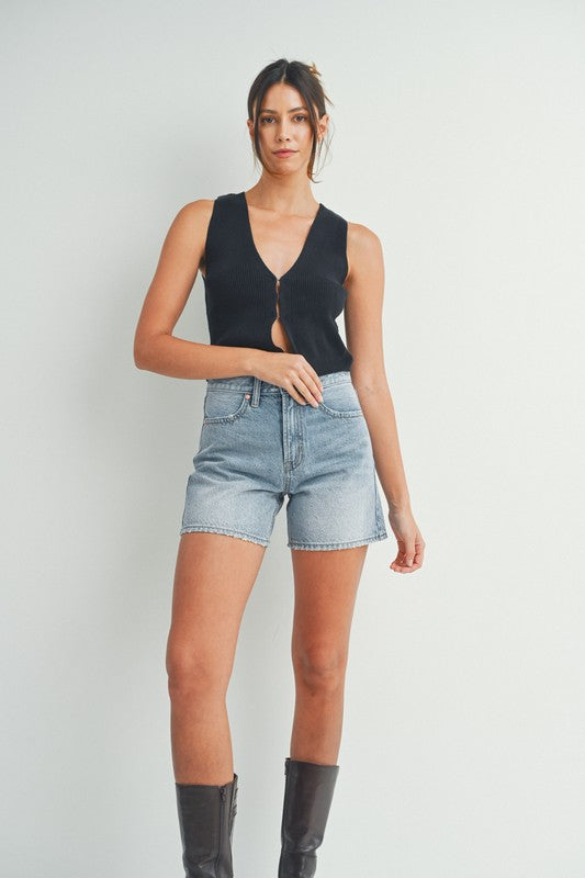 FINAL SALE!! Road Trip High Rise Denim Shorts
