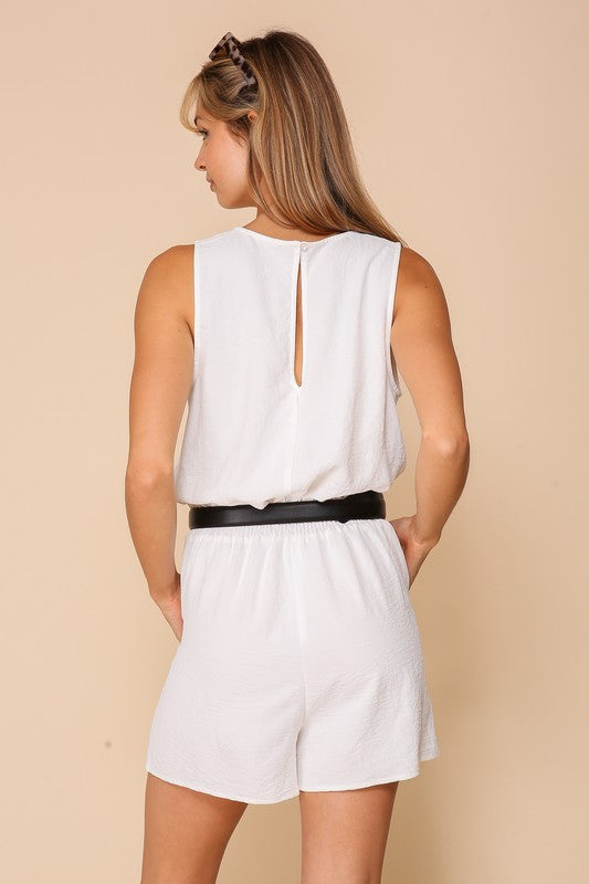 FINAL SALE!! Summer Days Romper in Ivory