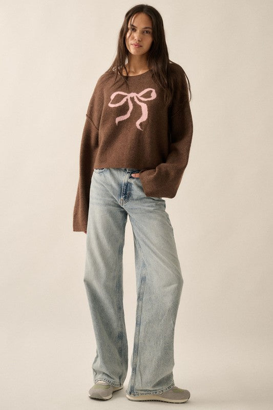 FINAL SALE!! She's The One Bow Sweater