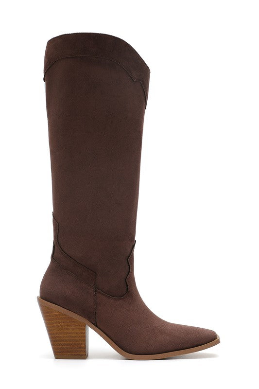 FINAL SALE!! Saint Suede Boot in Chocolate