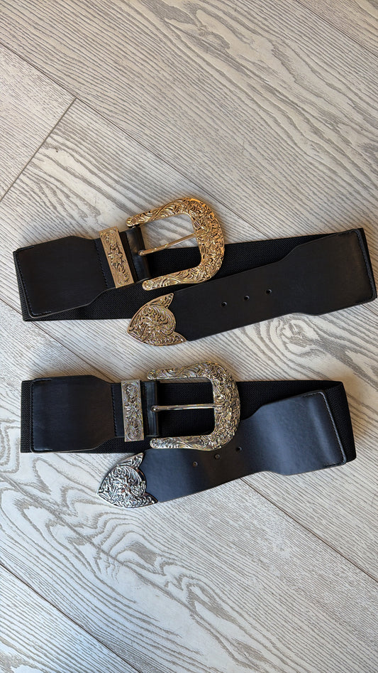 NEW!! "The Westgate" Western Stretch Belt in 2 Colors