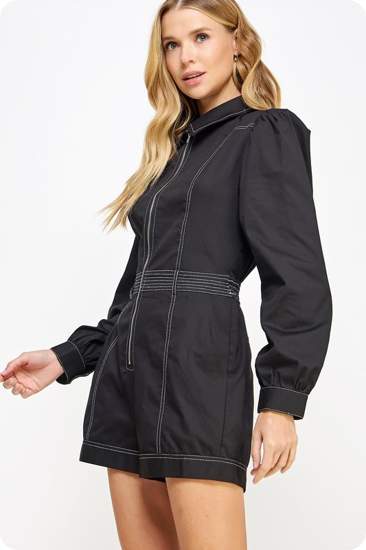 FINAL SALE!! Pendelton Contrasting Stitch Romper