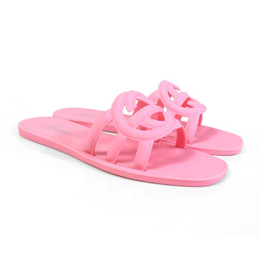 FINAL SALE!! Icon Jelly Sandals in Pink