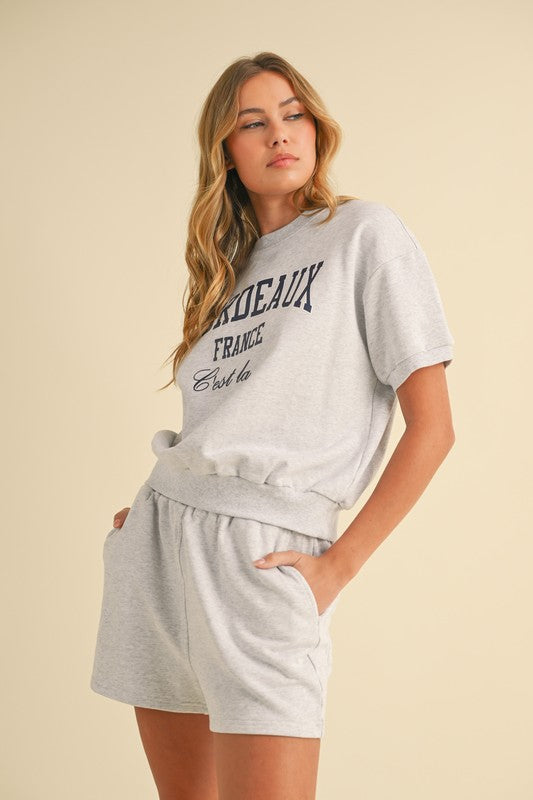 FINAL SALE!! "C'est La Vie" Matching Lounge Set