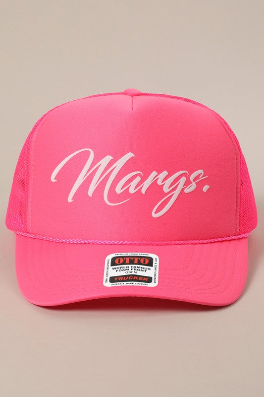 NEW!! "Margs" Trucker Hat in Pink