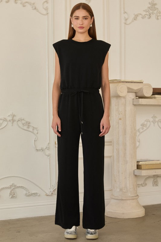 FINAL SALE!! "At The Core" Modal Jumpsuit in Black