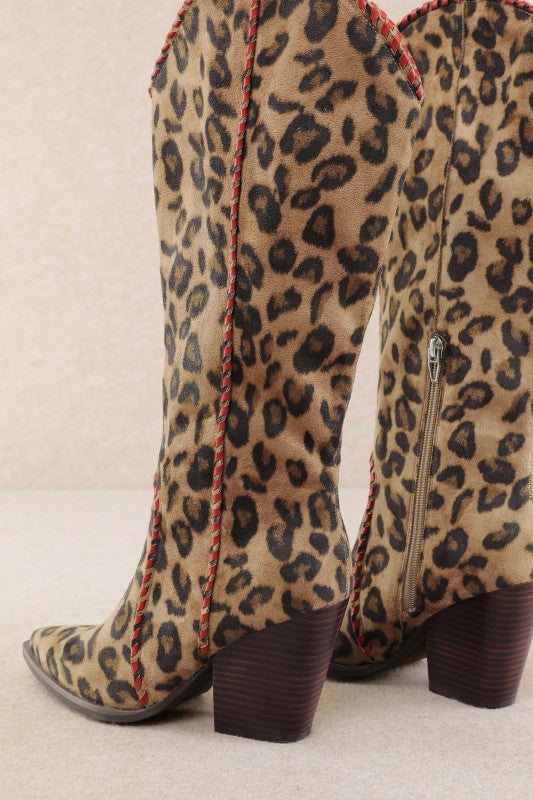 NEW!! The "Spotlight" Leopard Cowboy Boot
