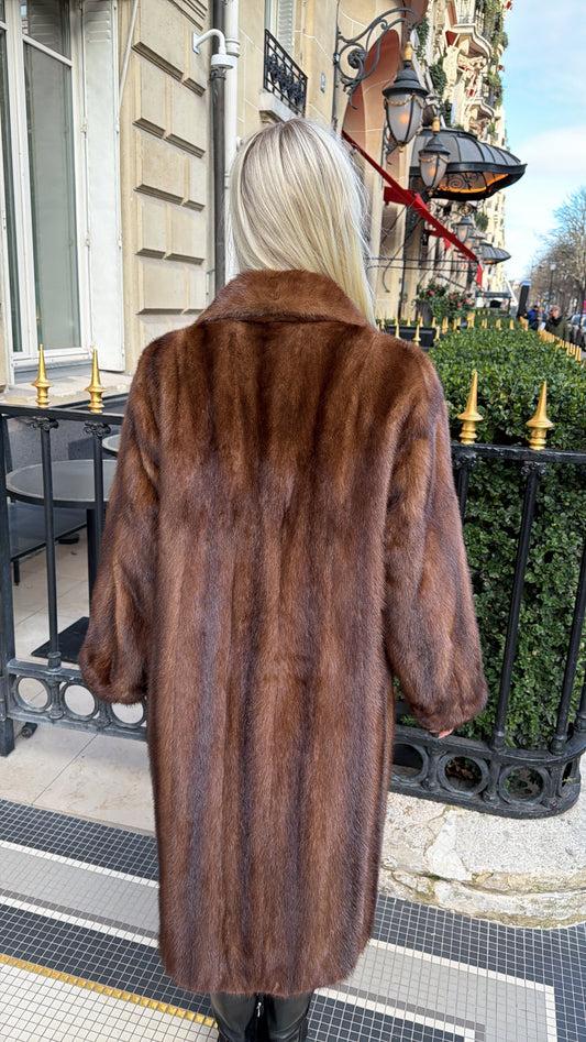#GB78 Vintage Demi Buff Mink Coat Size Medium