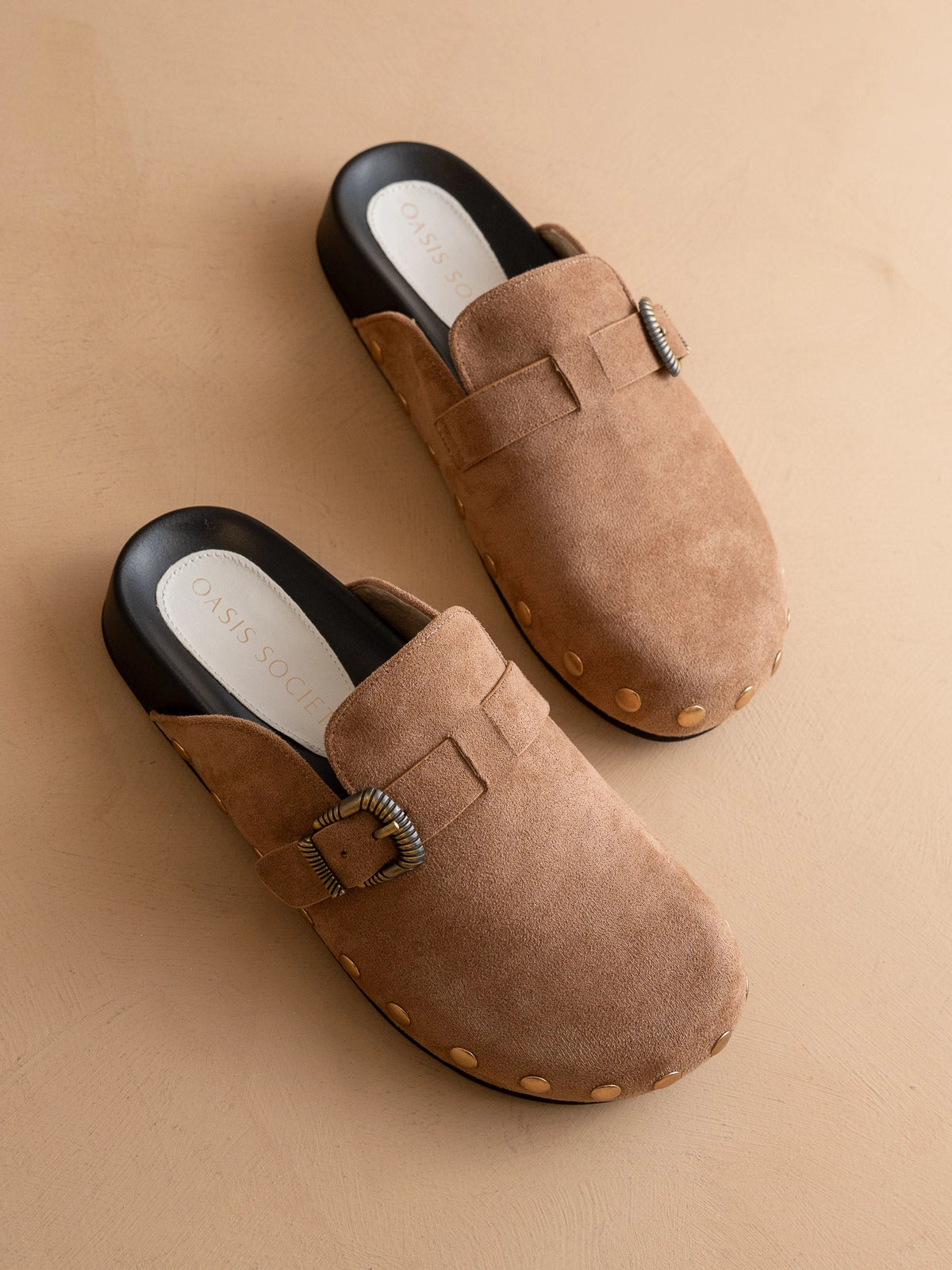 NEW!! Outlaw Faux Suede Studded Mule