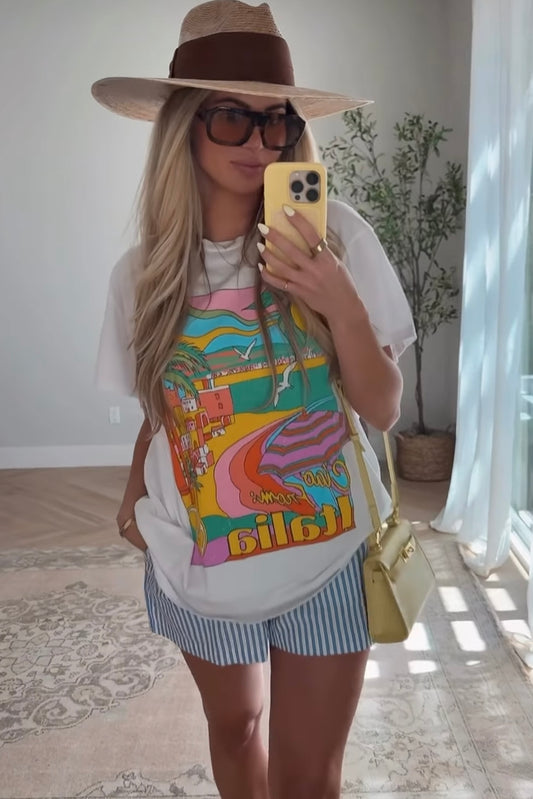 The Riviera Pressed Palm Straw Hat