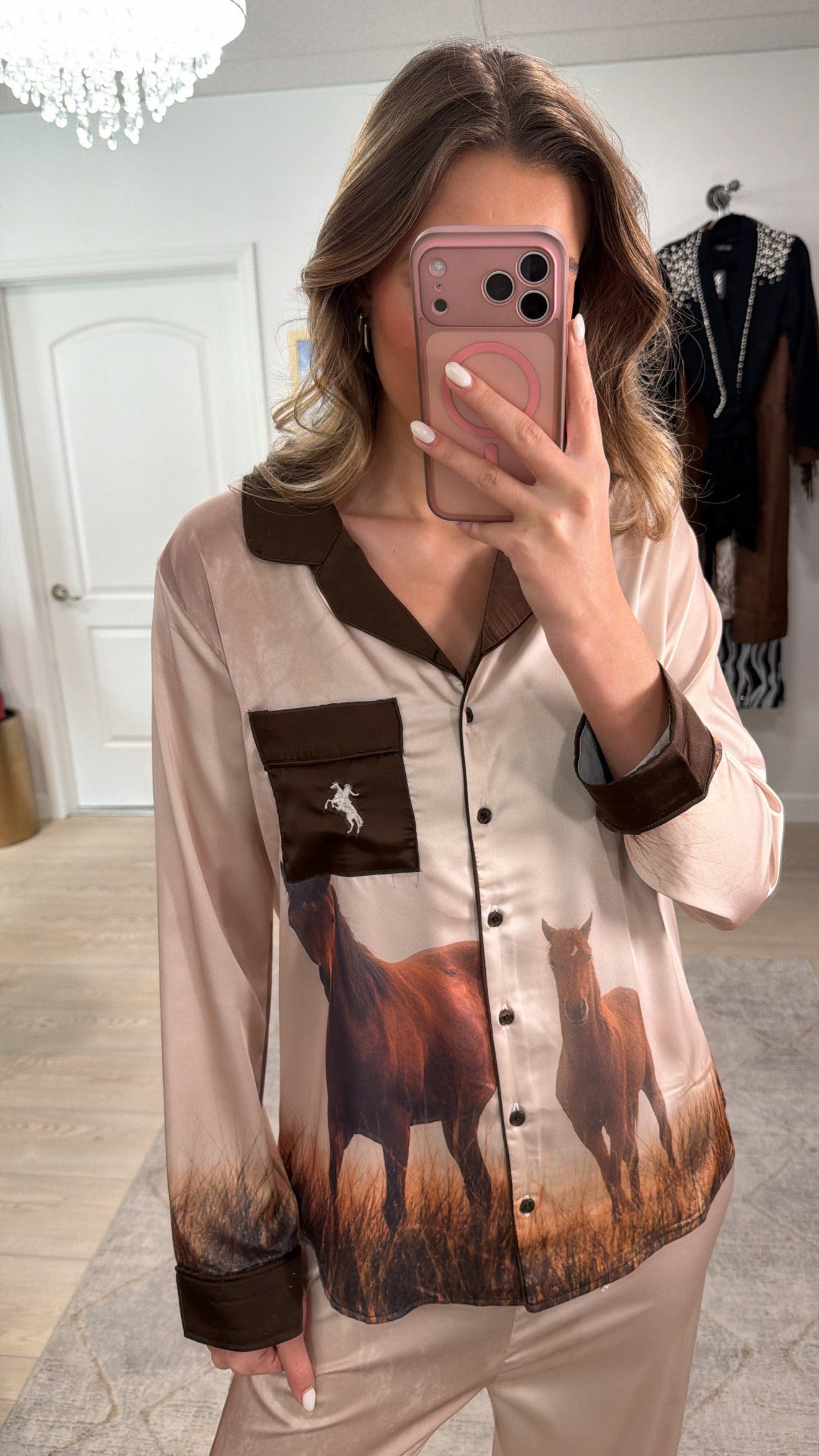 NEW!! Ranch Life Silky PJ Set