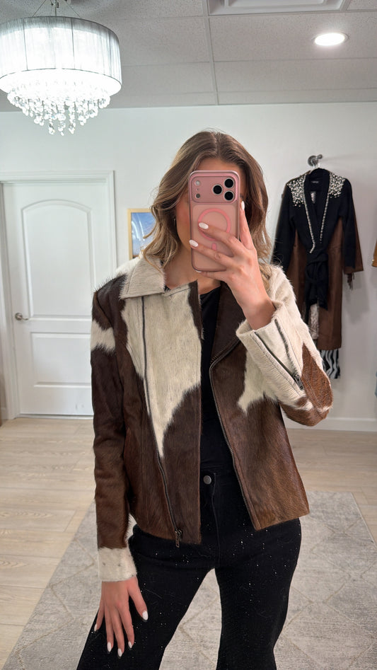 NEW!! Cowhide Jacket #5 - Size Medium
