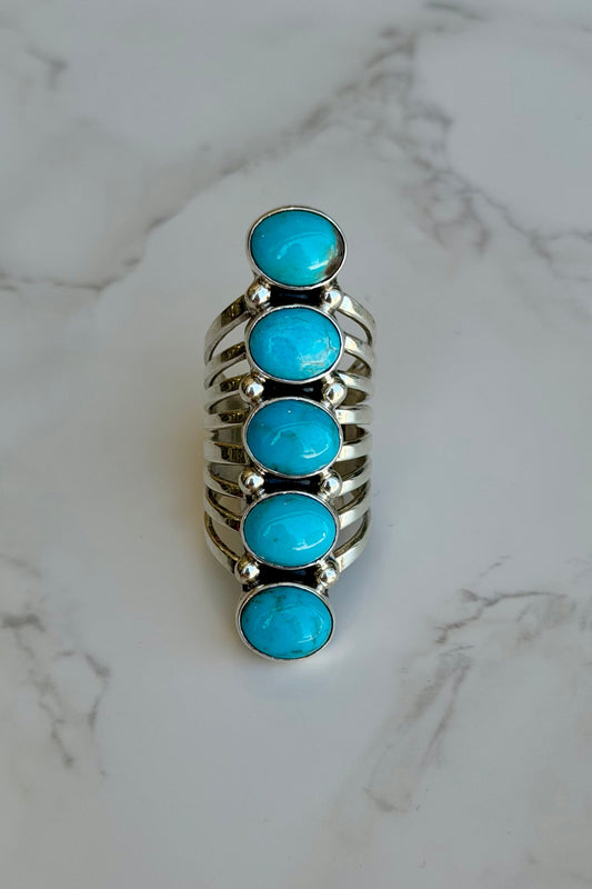 "Durango" Kingman Turquoise Ring