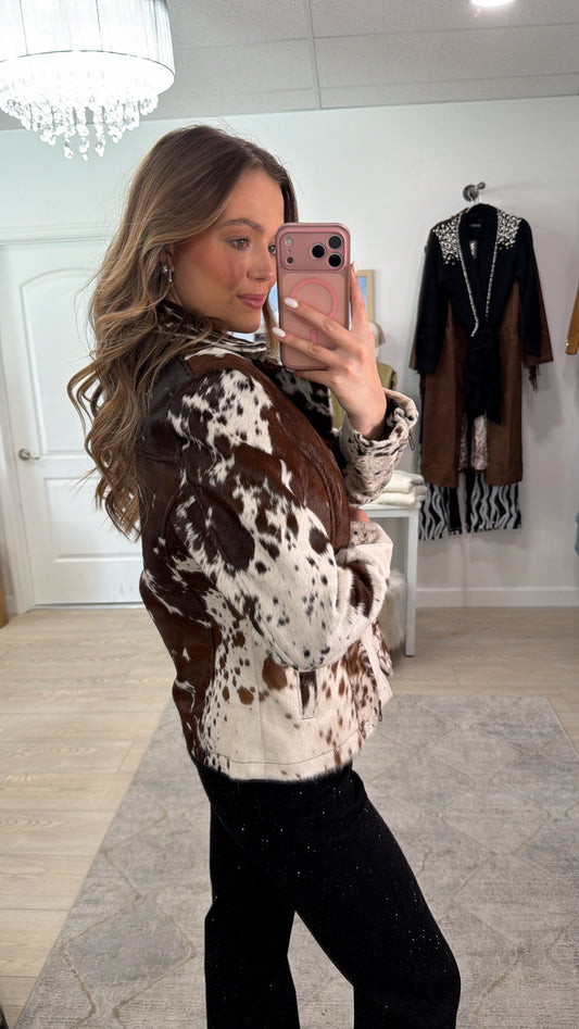 NEW!! Cowhide Jacket #6 - Size Medium