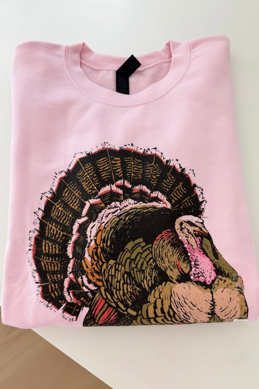 NEW!! "Harvest" Rhinestone Turkey Sweatshirt