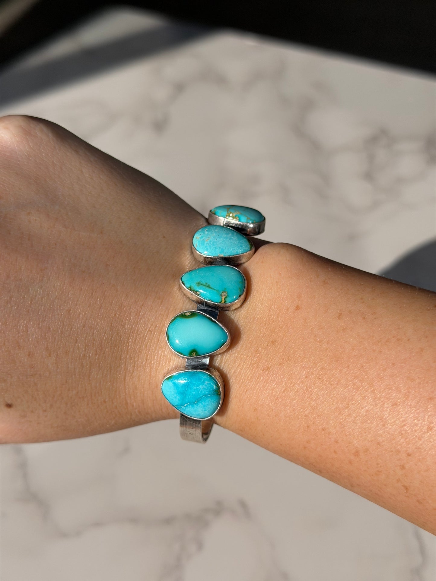 "Dakota" Kingman Turquoise Cuff Bracelet