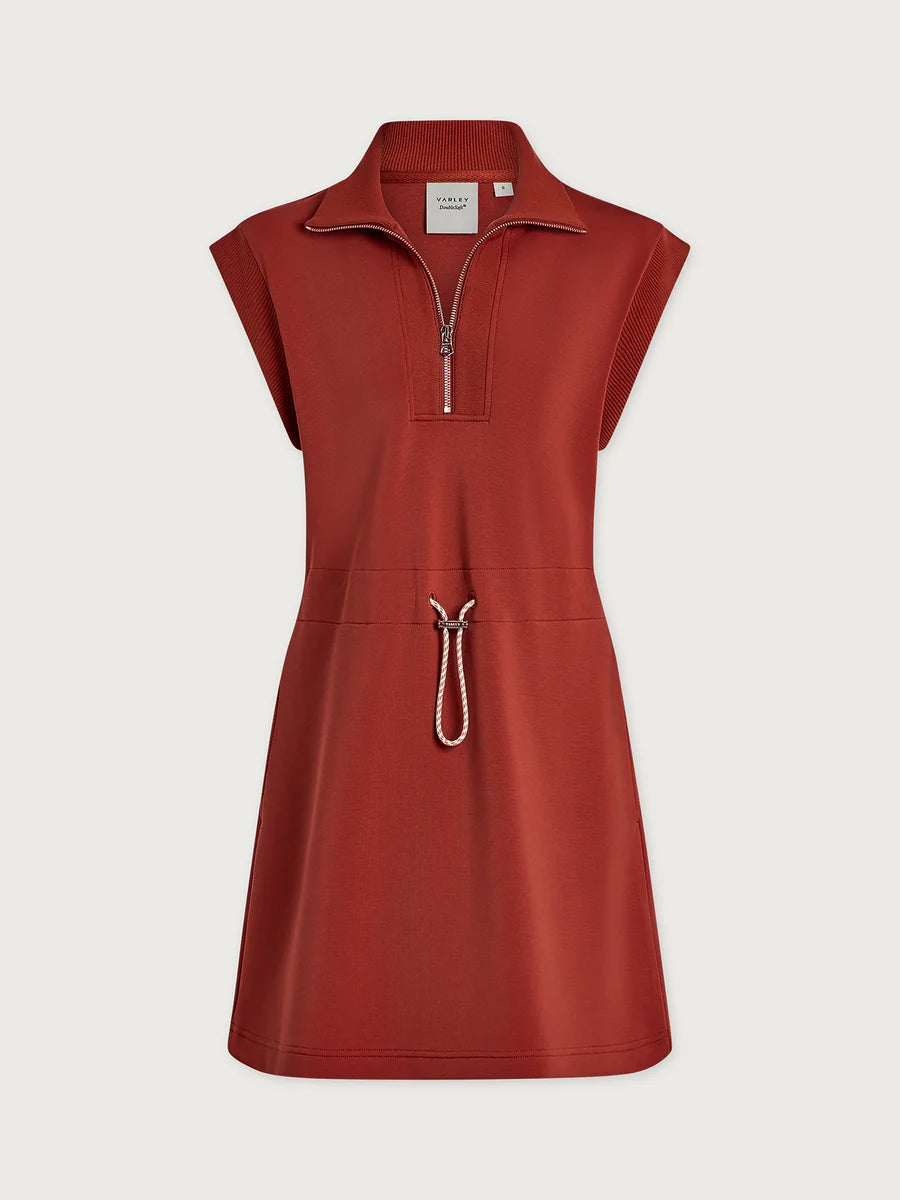 Avaya Half Zip Dress in Bossa Nova