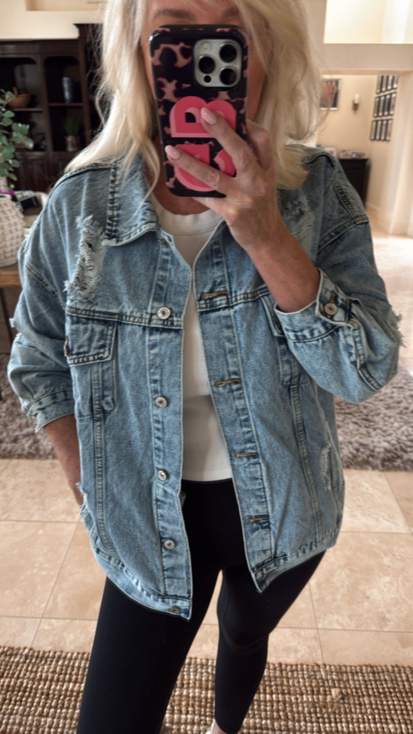 NEW!! "It Girl" Oversized Denim Jacket