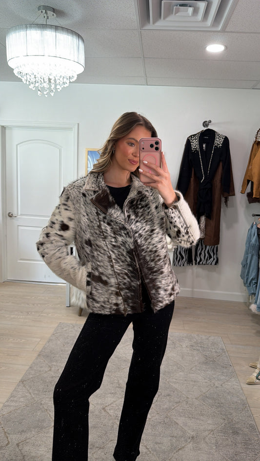 NEW!! Cowhide Jacket #4 - Size Medium