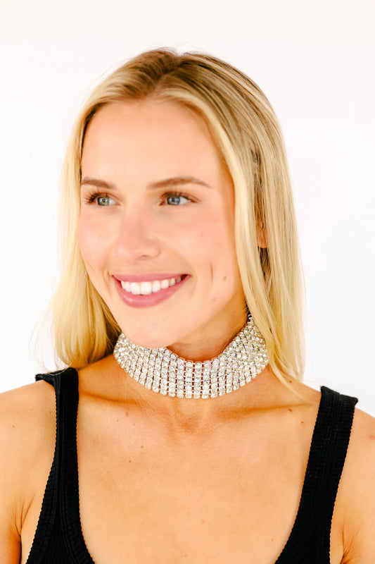 NEW!! Rhinestone Choker