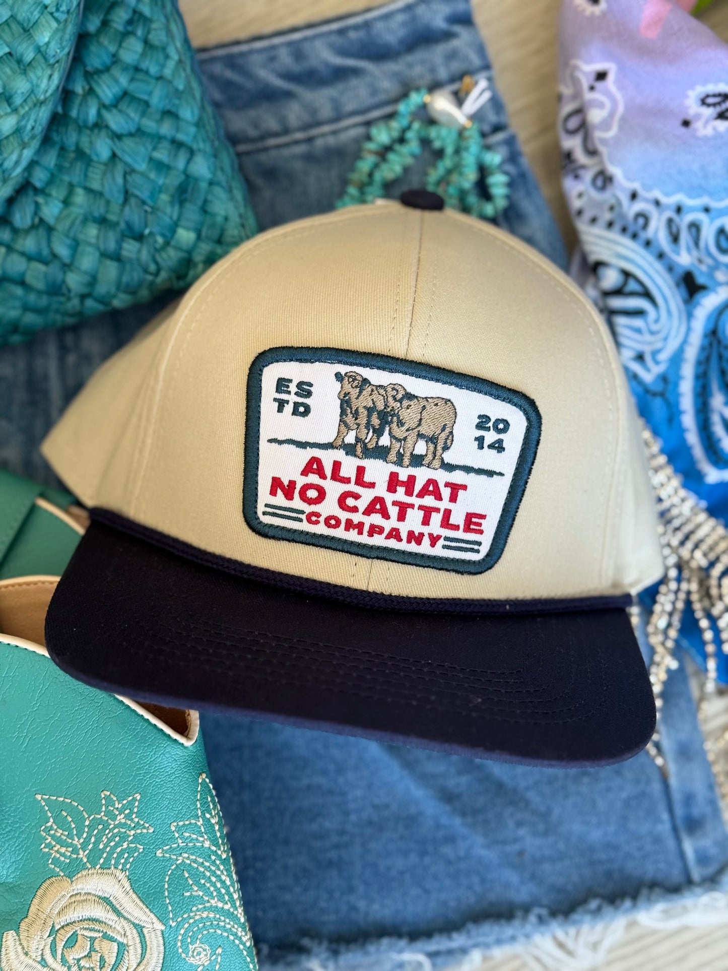 NEW!! All Hat No Cattle Trucker Hat
