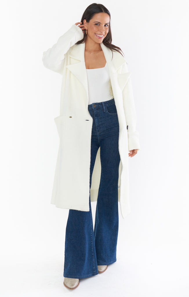 IN STOCK!! Melrose Oversized Cardigan in White by Show Me Your Mumu