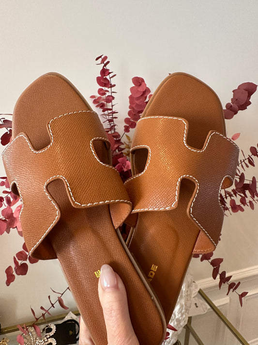 FINAL SALE!! France Sandal in Brown
