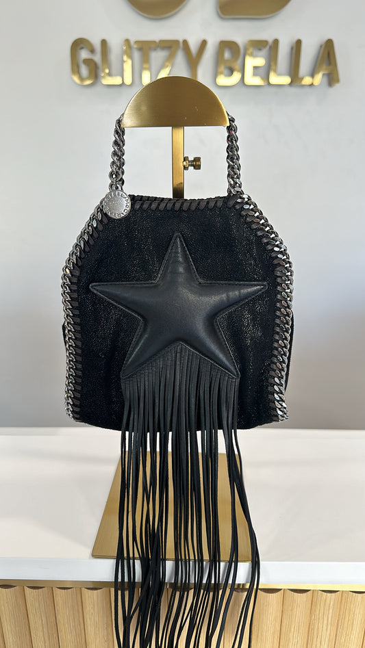 NEW!! Vintage Stella McCartney Falabella Fringe Star Mini Tote