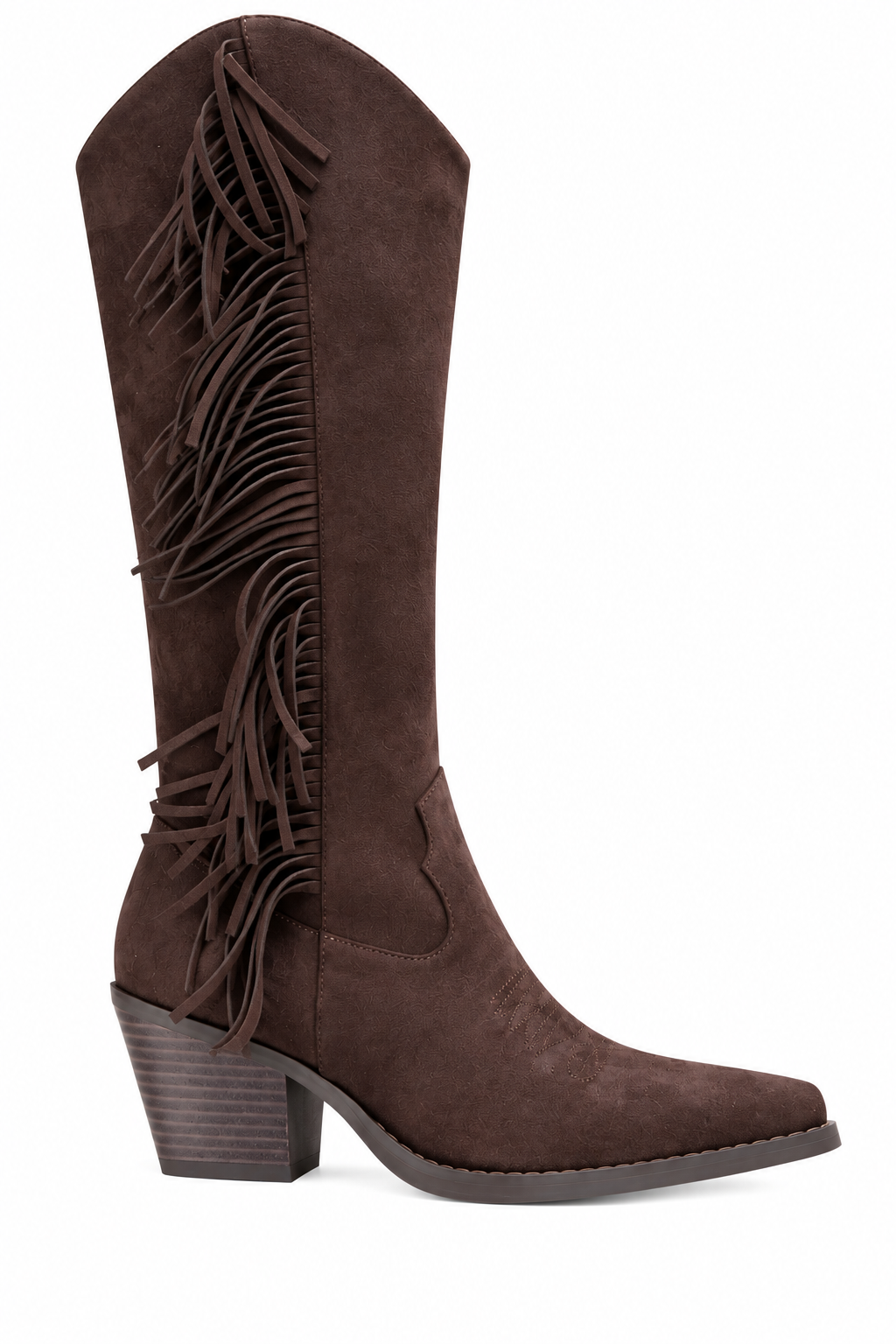 Dixie Fringe Boot in Chocolate