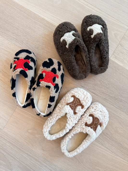 FINAL SALE!! Sasha Platform Slippers in Leopard
