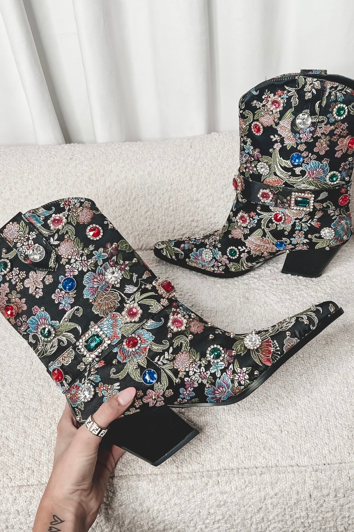 FINAL SALE!! The "Diligent" Flower Power Boot
