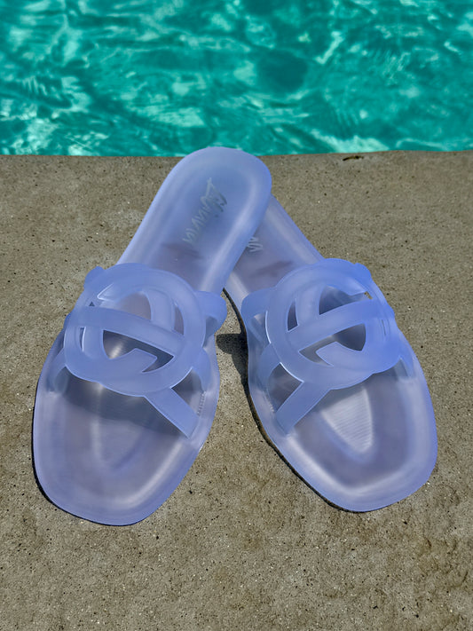 FINAL SALE!! Icon Jelly Sandals in Clear