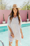NEW!! "Beach" Embroidered Cover Up by Vintage Havana