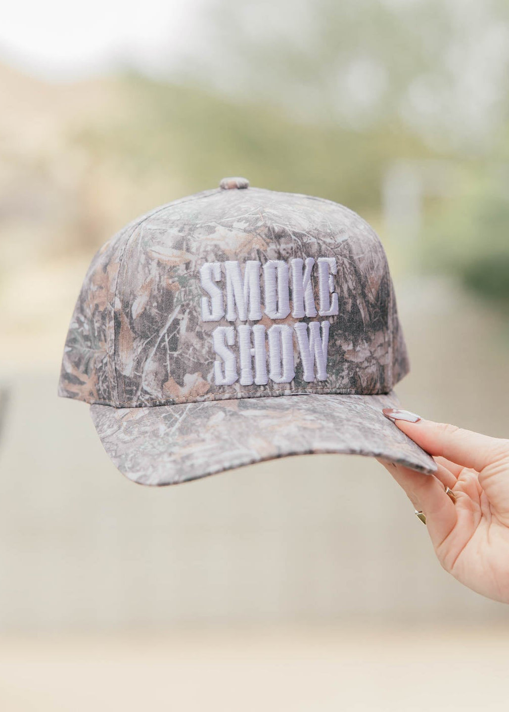 Smoke Show Trucker Hat - Camo