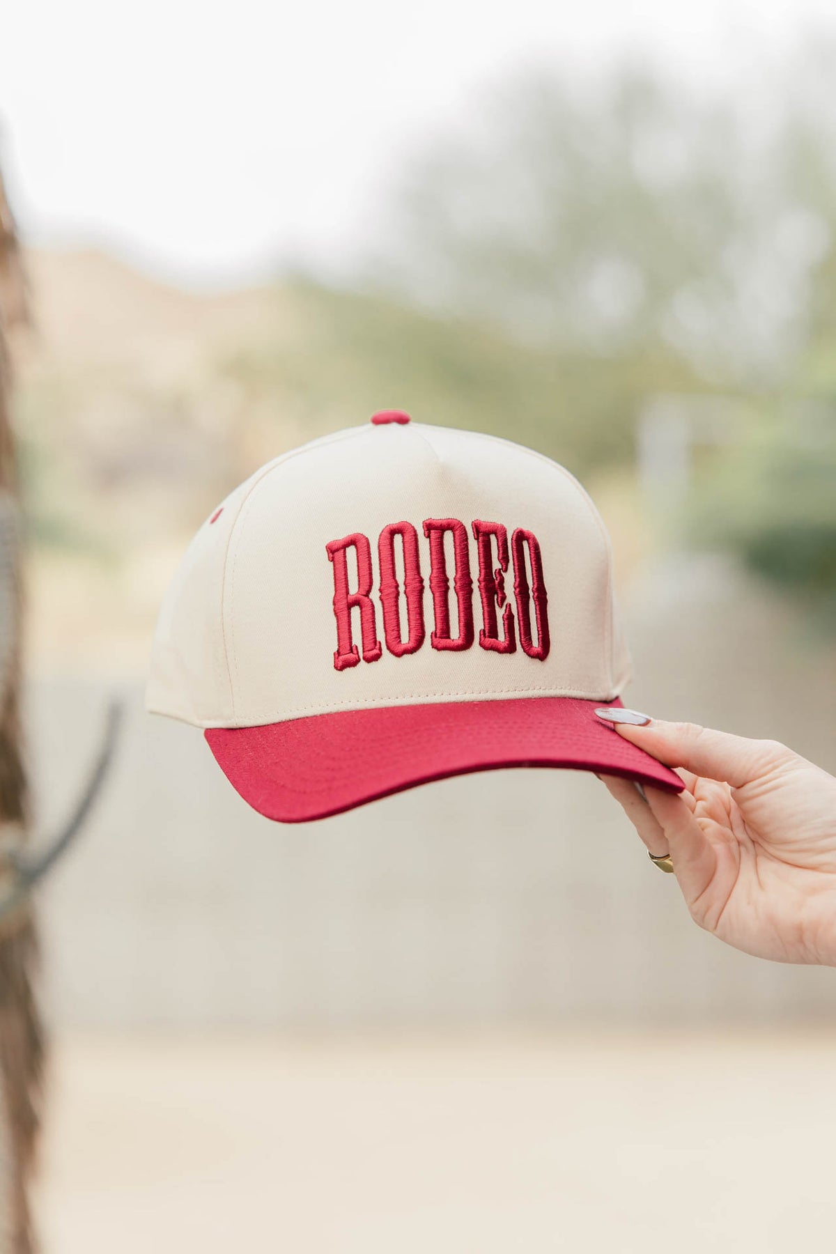 Rodeo Trucker Hat - Burgundy