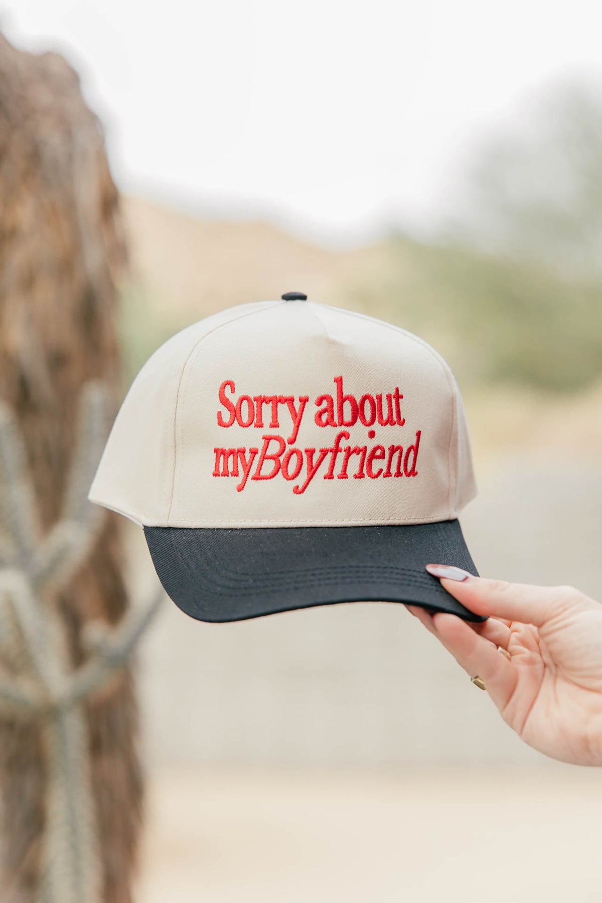 Sorry About My Boyfriend Trucker Hat