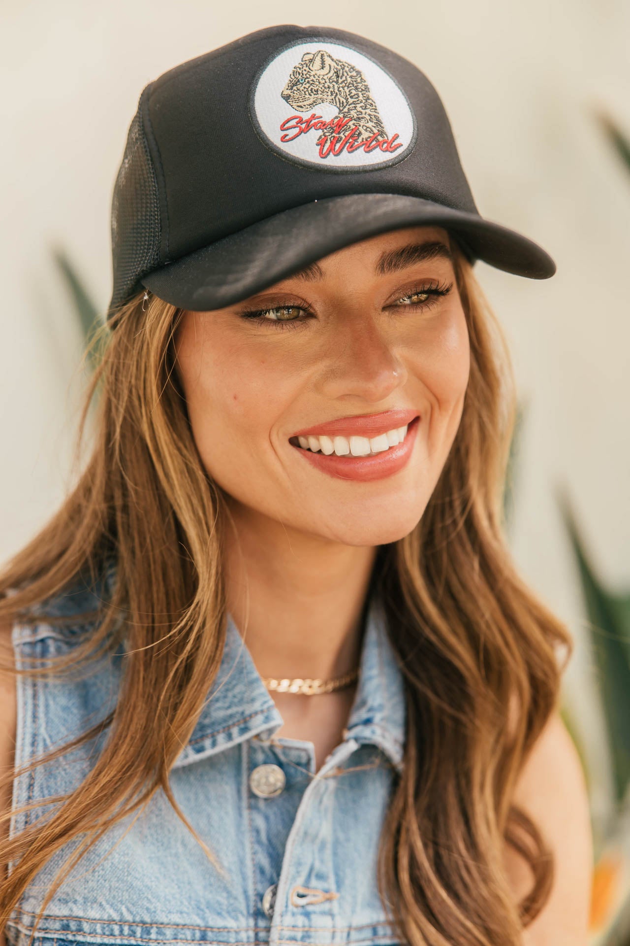 NEW!! "Stay Wild" Trucker Hat in Black