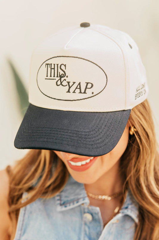 FINAL SALE!! "This & Yap" Vintage Trucker Hat