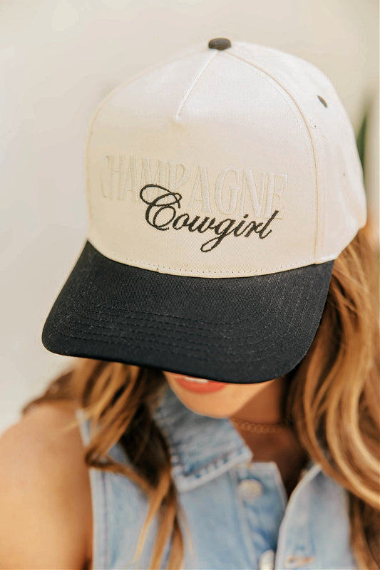NEW!! Champagne Cowgirl Trucker Hat