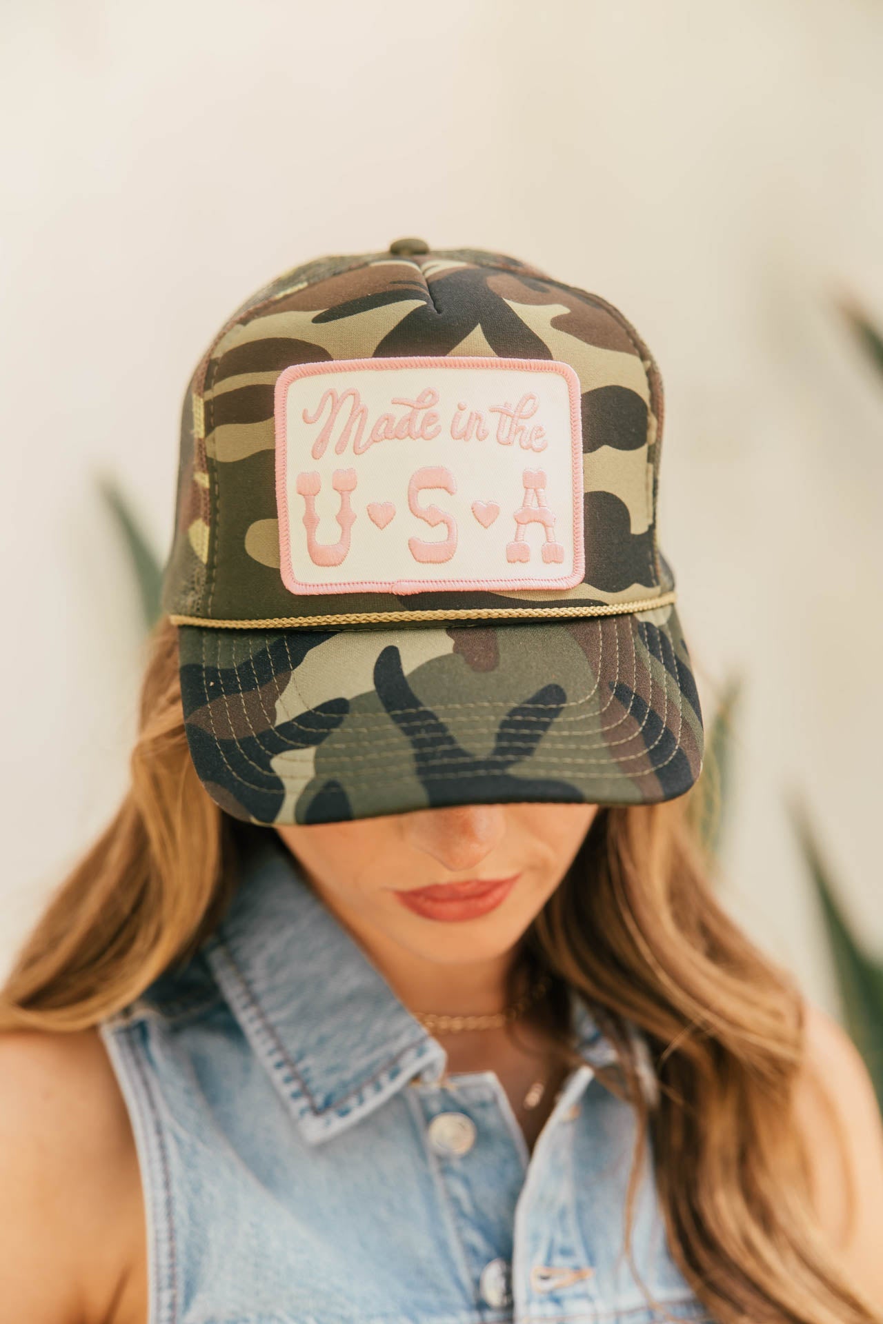 NEW!! "Made in the USA" Trucker Hat in Camo