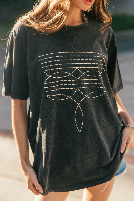 FINAL SALE!! "Western Stitch" Graphic Tee
