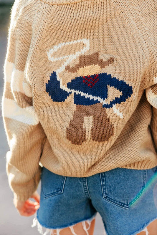 NEW!! Varsity Cowboy Cardigan