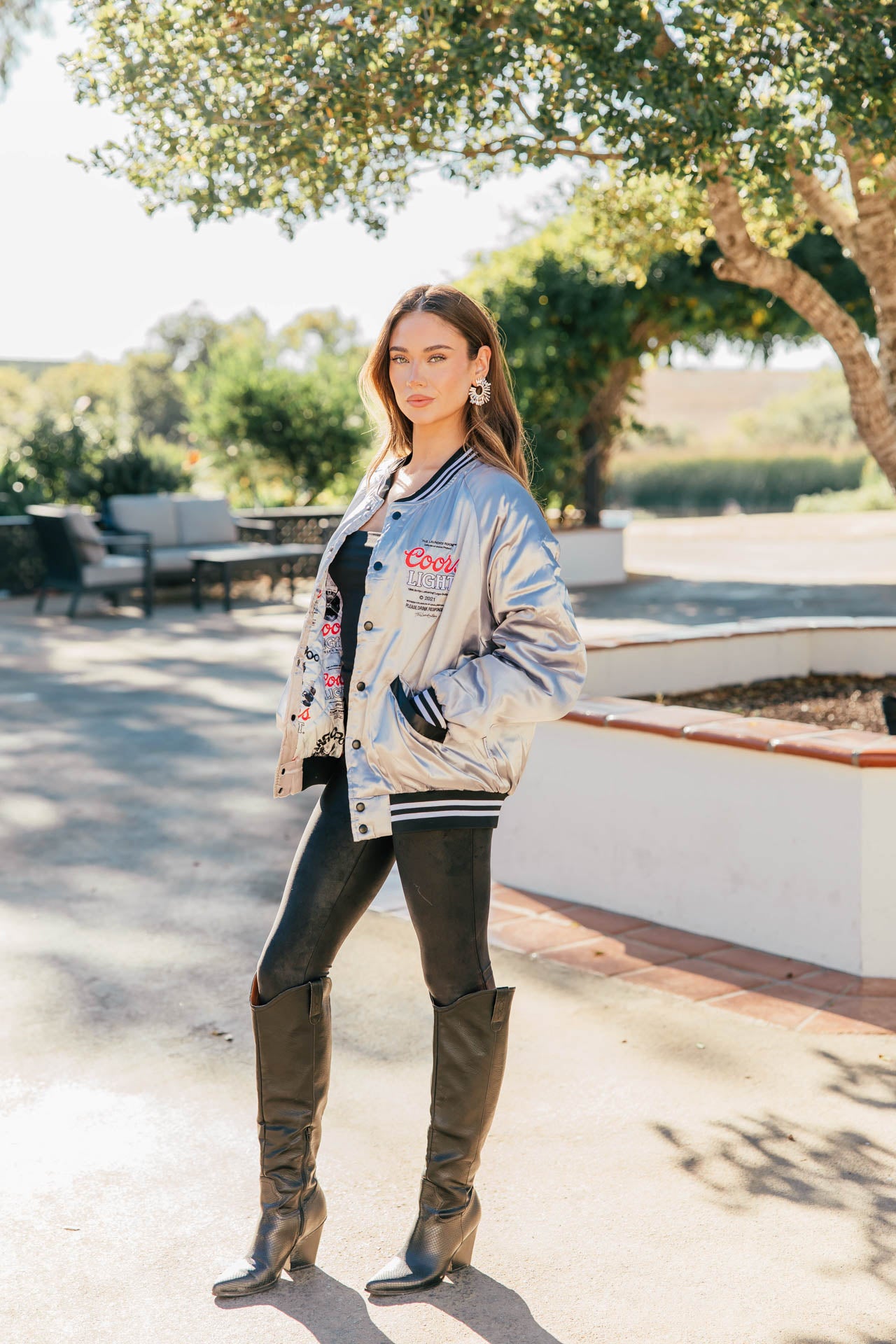 LICENSED!! The "Coors Light" Official Nylon Bomber Jacket